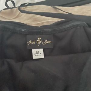 Black Josef Ribkoff black rushes strapless mermaid gown